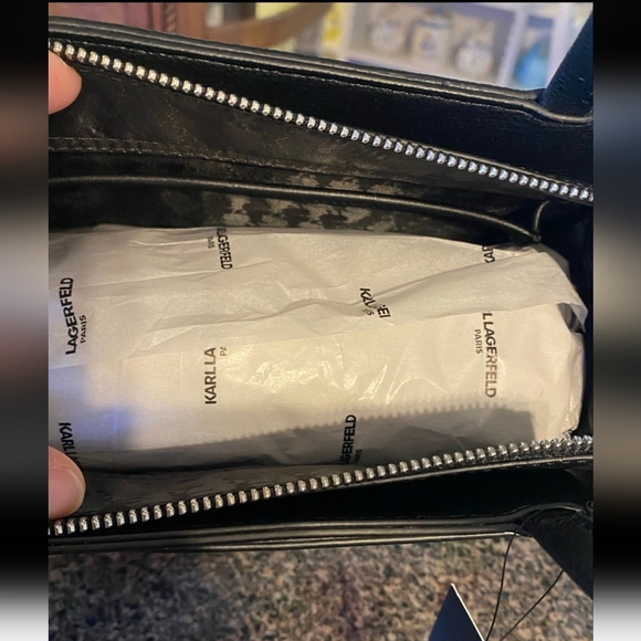 NWT Karl Lagerfeld Maybelle Satchel Multi Color - Picture 4 of 9